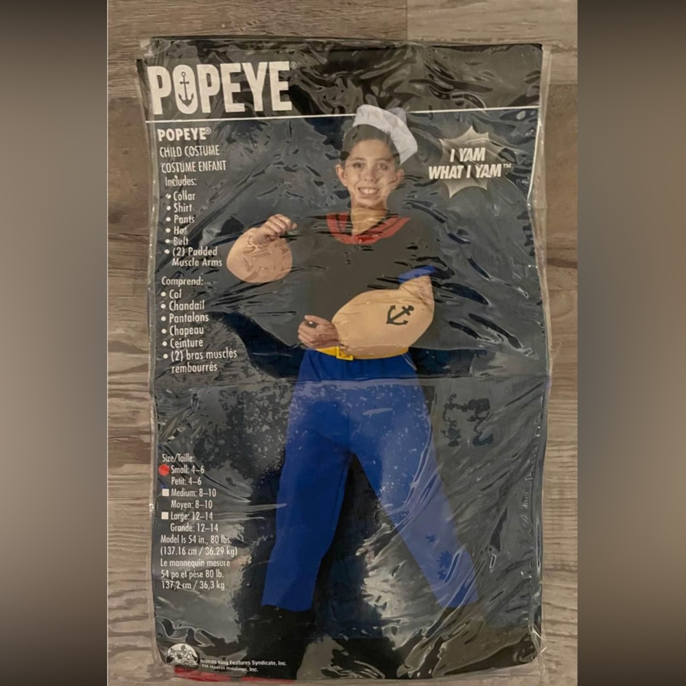 Popeye Boys Halloween Costume